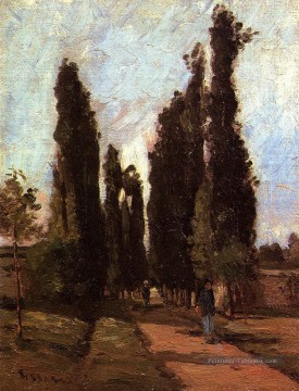 la route Camille Pissarro Peinture à l'huile